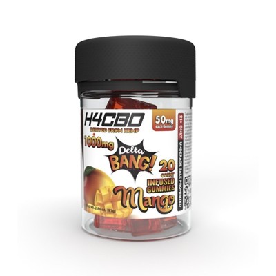 Deltabang H4CBD Gummies Cubes Mango 1000mg